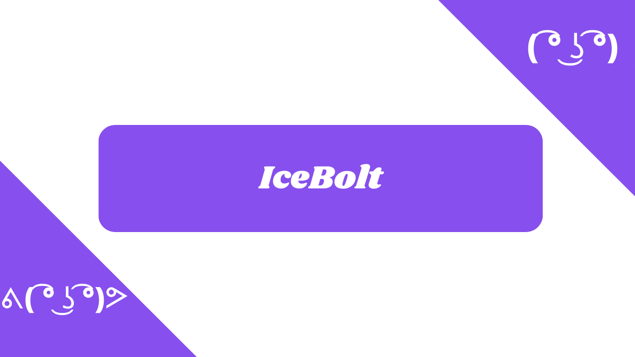 IceBolt trong các phông chữ khác nhau