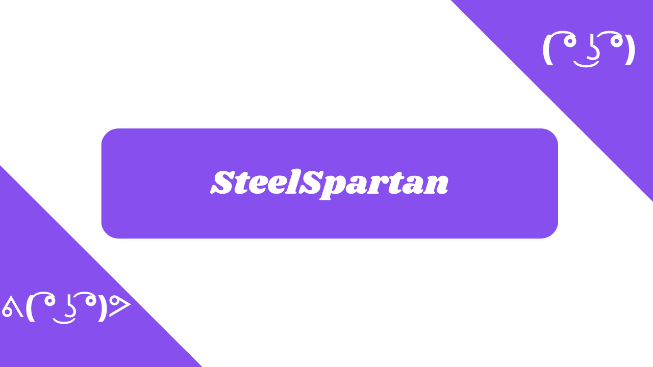 SteelSpartan trong các phông chữ khác nhau