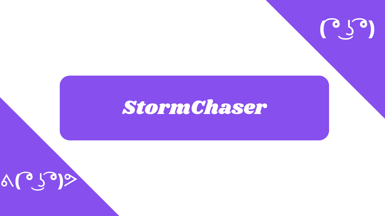 StormChaser trong các phông chữ khác nhau
